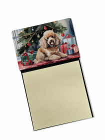 Poodle 3 Cozy Christmas Sticky Note Holder