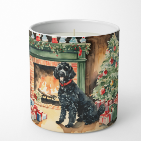 Portuguese Water Dog Cozy Christmas Decorative Soy Candle