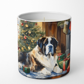 Saint Bernard Cozy Christmas Decorative Soy Candle