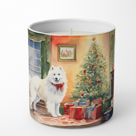 Samoyed Cozy Christmas Decorative Soy Candle