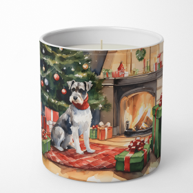 Schnauzer Cozy Christmas Decorative Soy Candle