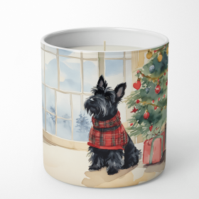 Scottish Terrier Cozy Christmas Decorative Soy Candle