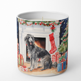 Scottish Deerhound Cozy Christmas Decorative Soy Candle