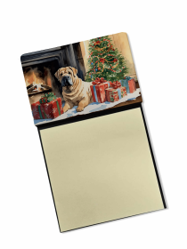 Shar Pei 2 Cozy Christmas Sticky Note Holder