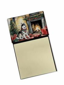 Siberian Husky 1 Cozy Christmas Sticky Note Holder