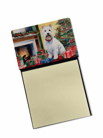 Westie/West Highland White Terrier 2 Cozy Christmas Sticky Note Holder