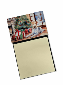 Fox Terrier 2 Cozy Christmas Sticky Note Holder