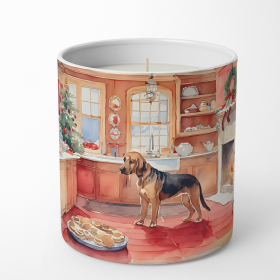 Bloodhound Christmas Cookies Decorative Soy Candle