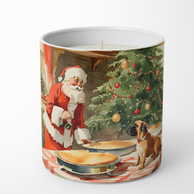 Bullmastiff Christmas Cookies Decorative Soy Candle