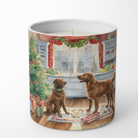 Chesapeake Bay Retriever Christmas Cookies Decorative Soy Candle