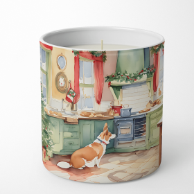 Corgi Christmas Cookies Decorative Soy Candle