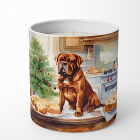 Dogue de Bordeaux Christmas Cookies Decorative Soy Candle