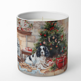 English Springer Spaniel Christmas Cookies Decorative Soy Candle