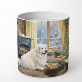 Great Pyrenees Christmas Cookies Decorative Soy Candle