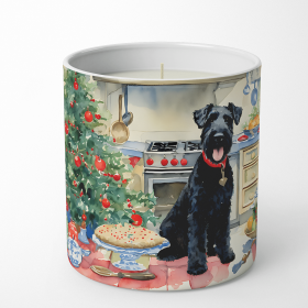 Kerry Blue Terrier Christmas Cookies Decorative Soy Candle