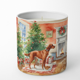 Redbone Coonhound Christmas Cookies Decorative Soy Candle