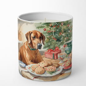 Rhodesian Ridgeback Christmas Cookies Decorative Soy Candle