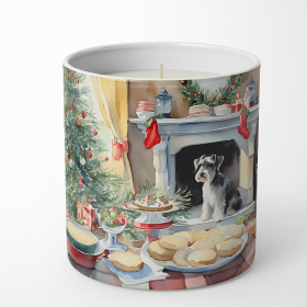 Schnauzer Christmas Cookies Decorative Soy Candle