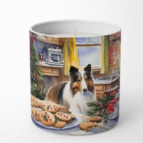 Sheltie/Shetland Sheepdog Christmas Cookies Decorative Soy Candle