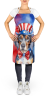 American English Coonhound Patriotic American Apron