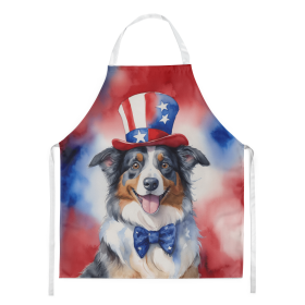 Australian Shepherd Patriotic American Apron