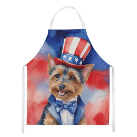 Australian Terrier Patriotic American Apron