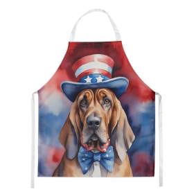 Bloodhound Patriotic American Apron