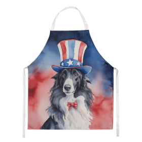 Borzoi Patriotic American Apron