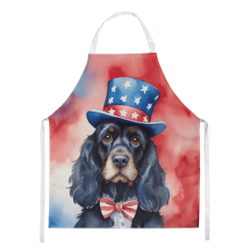 Cocker Spaniel Patriotic American Apron