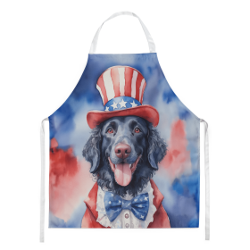 Curly-Coated Retriever Patriotic American Apron