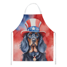 Gordon Setter Patriotic American Apron