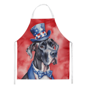 Great Dane Patriotic American Apron