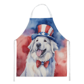 Great Pyrenees Patriotic American Apron