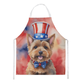 Norwich Terrier Patriotic American Apron