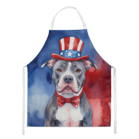 Pit Bull Terrier Patriotic American Apron