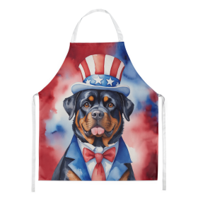 Rottweiler Patriotic American Apron