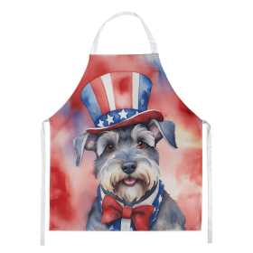 Schnauzer Patriotic American Apron