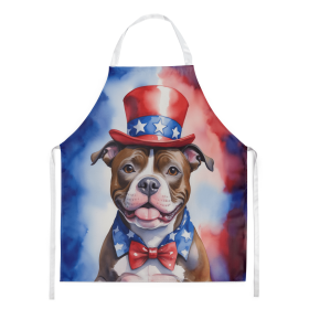 Staffordshire Bull Terrier Patriotic American Apron