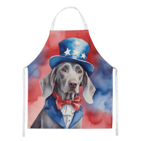 Weimaraner Patriotic American Apron