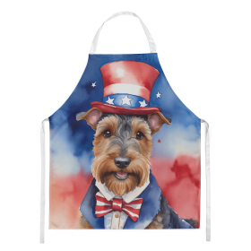 Welsh Terrier Patriotic American Apron