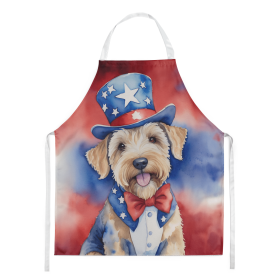 Soft Coated Wheaten Terrier Patriotic American Apron