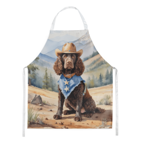 American Water Spaniel Cowboy Welcome Apron