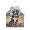 Bernese Mountain Dog Cowboy Welcome Apron