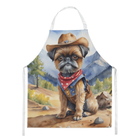 Brussels Griffon Cowboy Welcome Apron