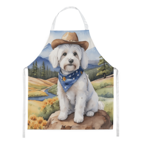 Coton de Tulear Cowboy Welcome Apron