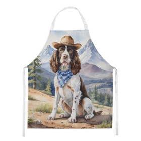 English Springer Spaniel Cowboy Welcome Apron