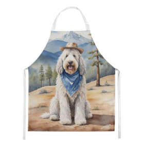 Komondor Cowboy Welcome Apron