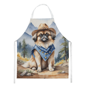 Pekingese Cowboy Welcome Apron