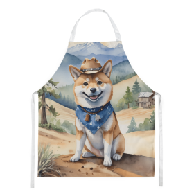 Shiba Inu Cowboy Welcome Apron