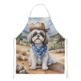 Shih Tzu Cowboy Welcome Apron